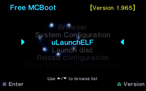 PS2 FreeMCBoot atrišimas